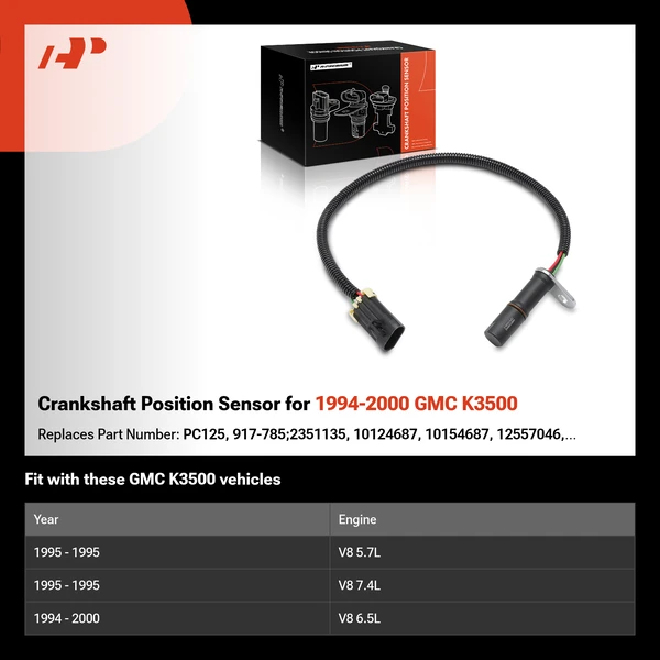Crankshaft Position Sensor for 1994-2000 GMC K3500