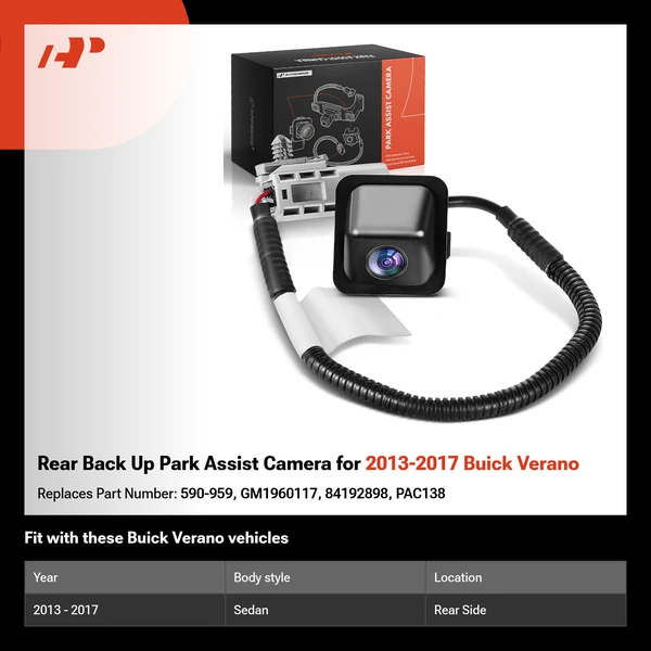 Rear Back Up Park Assist Camera for 2013-2017 Buick Verano