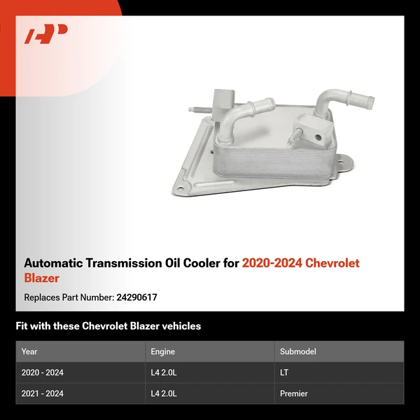 Automatic Transmission Oil Cooler for 2020-2024 Chevrolet Blazer