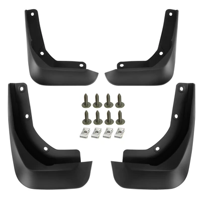 4 Pcs Front & Rear Mud Flaps Splash Guards