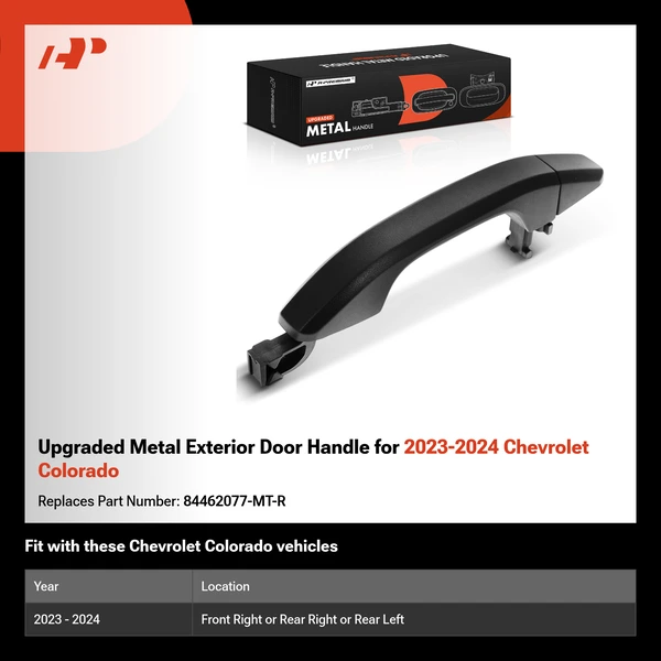 Upgraded Metal Exterior Door Handle for 2023-2024 Chevrolet Colorado