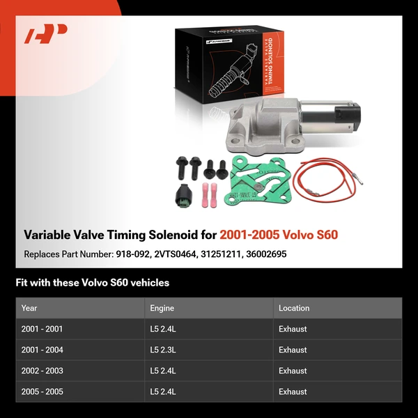 Variable Valve Timing Solenoid for 2001-2005 Volvo S60