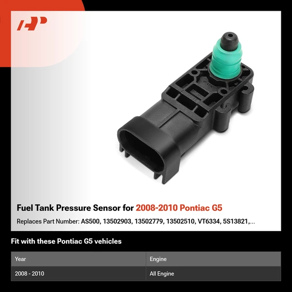 Fuel Tank Pressure Sensor for 2008-2010 Pontiac G5