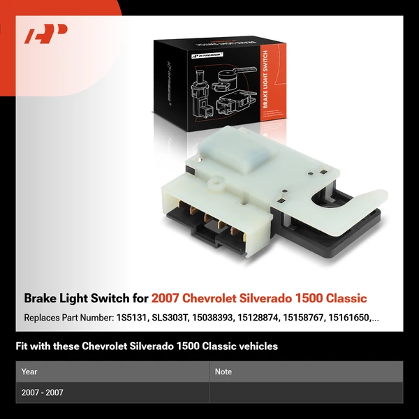 Brake Light Switch for 2007 Chevrolet Silverado 1500 Classic