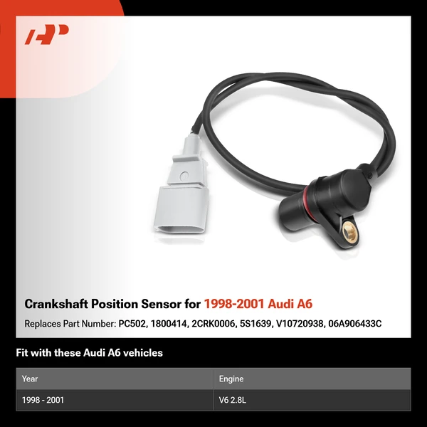 Crankshaft Position Sensor for 1998-2001 Audi A6