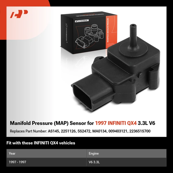 Manifold Pressure (MAP) Sensor for 1997 INFINITI QX4 3.3L V6