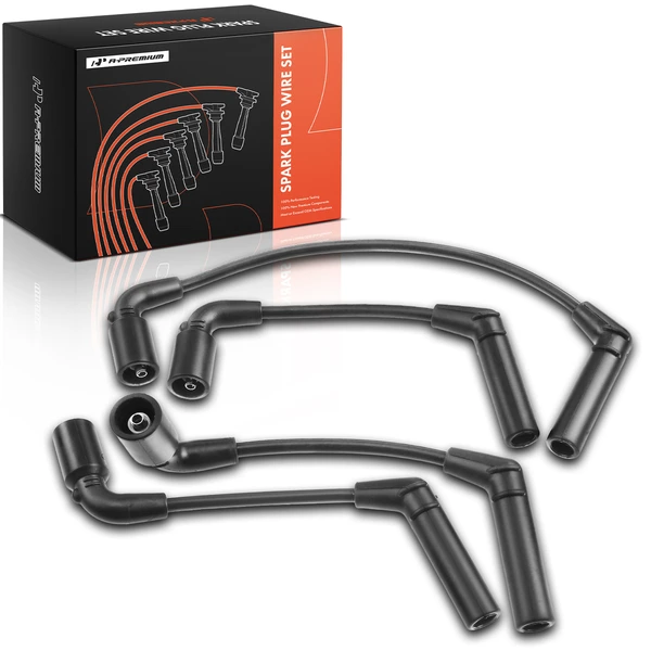 4 Pcs Spark Plug Wire Set for 2011-2015 Chevrolet Matiz