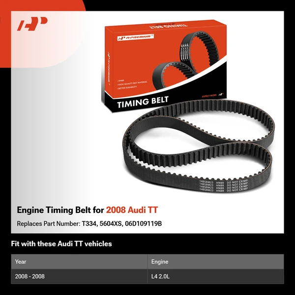 Engine Timing Belt for 2008 Audi TT