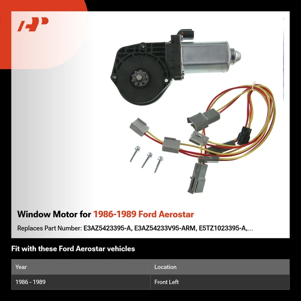Window Motor for 1986-1989 Ford Aerostar