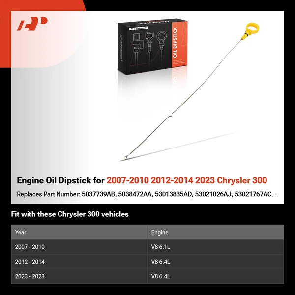 Engine Oil Dipstick for 2007-2010 2012-2014 2023 Chrysler 300