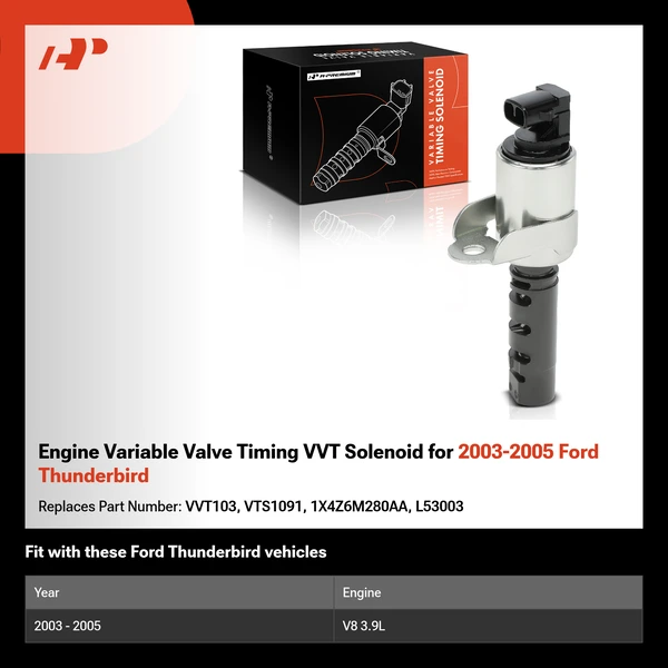 Engine Variable Valve Timing VVT Solenoid for 2003-2005 Ford Thunderbird