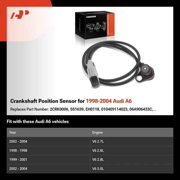 Crankshaft Position Sensor for 1998-2004 Audi A6