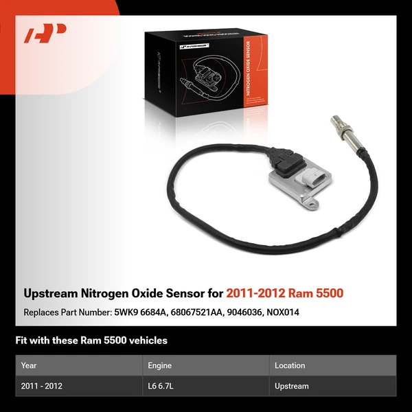 Upstream Nitrogen Oxide Sensor for 2011-2012 Ram 5500