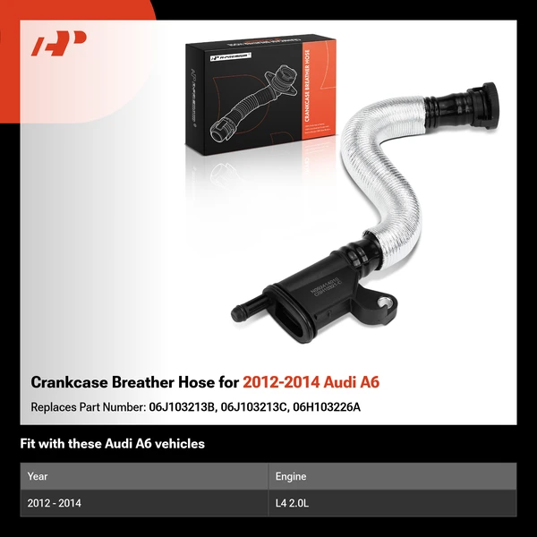 Crankcase Breather Hose for 2012-2014 Audi A6