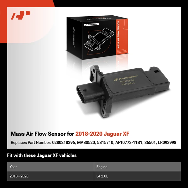 Mass Air Flow Sensor for 2018-2020 Jaguar XF