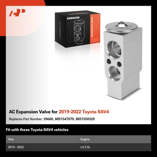 AC Expansion Valve for 2019-2022 Toyota RAV4