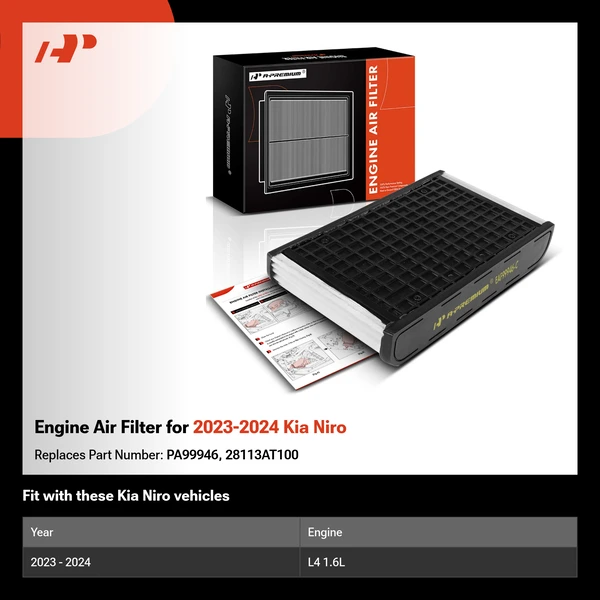 Engine Air Filter for 2023-2024 Kia Niro