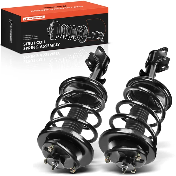 2-Pc Strut and Coil Spring Assembly Set Front Driver & Passenger A-Premium APSA0315