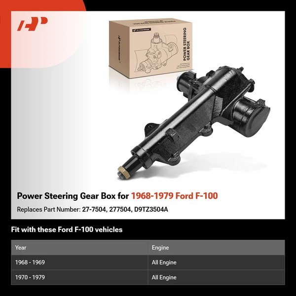 Power Steering Gear Box for 1968-1979 Ford F-100