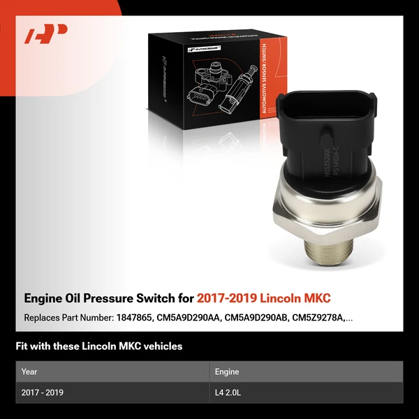 Engine Oil Pressure Switch for 2017-2019 Lincoln MKC