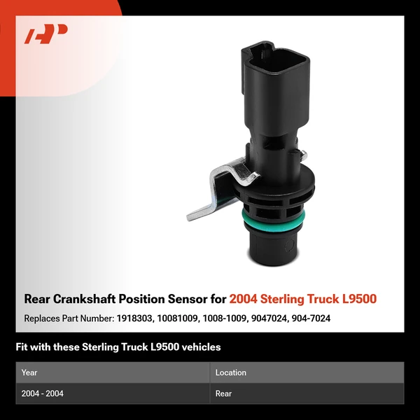 Rear Crankshaft Position Sensor for 2004 Sterling Truck L9500