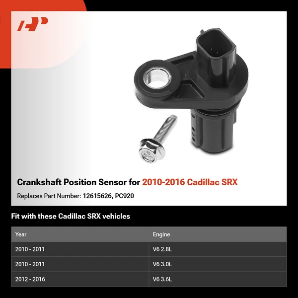 Crankshaft Position Sensor for 2010-2016 Cadillac SRX