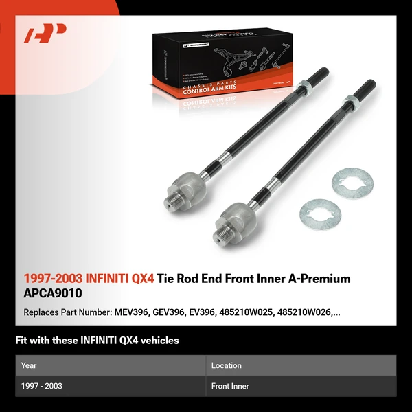 1997-2003 INFINITI QX4 Tie Rod End Front Inner A-Premium APCA9010