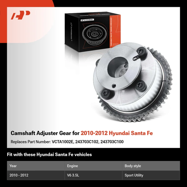 Camshaft Adjuster Gear for 2010-2012 Hyundai Santa Fe