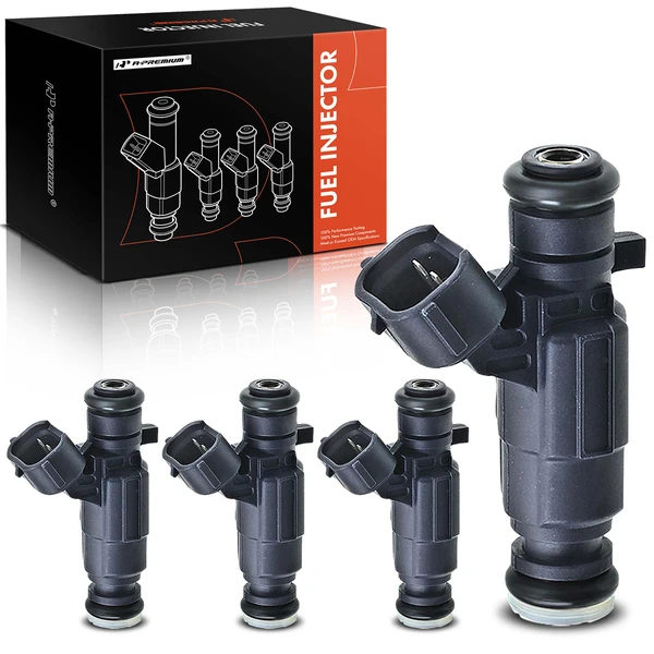 4-Pc Fuel Injector 2-Blade Terminal A-Premium APFI089