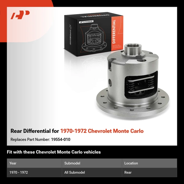 Rear Differential for 1970-1972 Chevrolet Monte Carlo