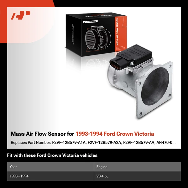 Mass Air Flow Sensor for 1993-1994 Ford Crown Victoria