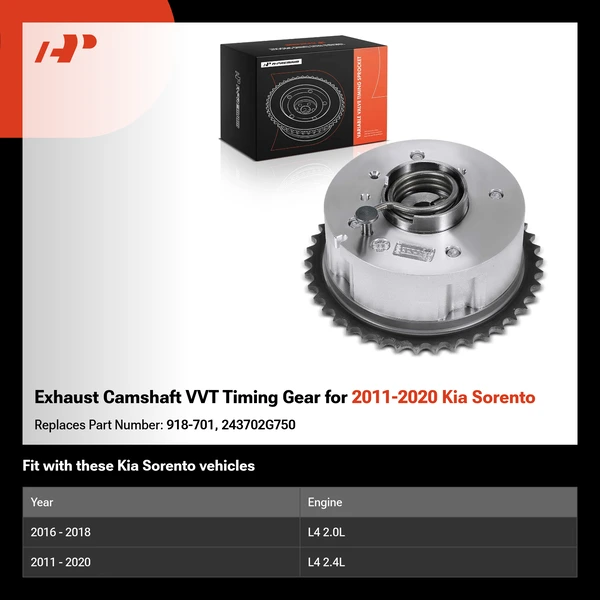 Exhaust Camshaft VVT Timing Gear for 2011-2020 Kia Sorento
