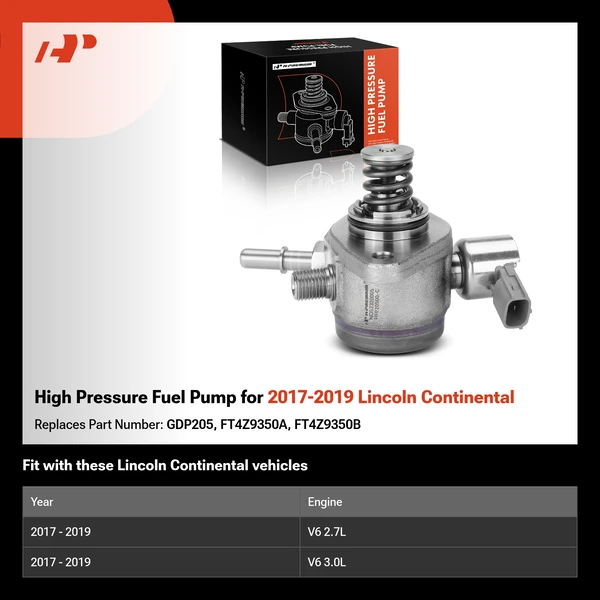 High Pressure Fuel Pump for 2017-2019 Lincoln Continental