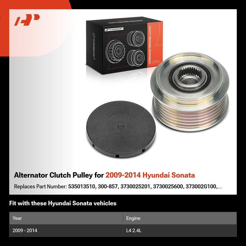 Alternator Clutch Pulley for 2009-2014 Hyundai Sonata