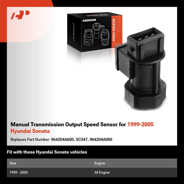 Manual Transmission Output Speed Sensor for 1999-2005 Hyundai Sonata