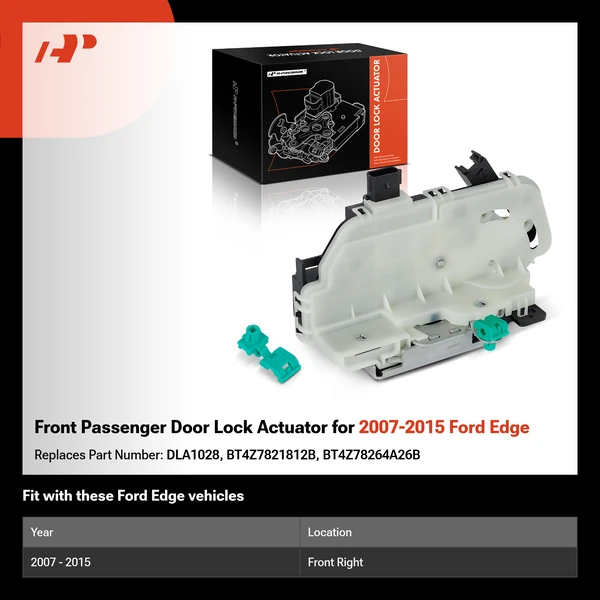 Front Passenger Door Lock Actuator for 2007-2015 Ford Edge