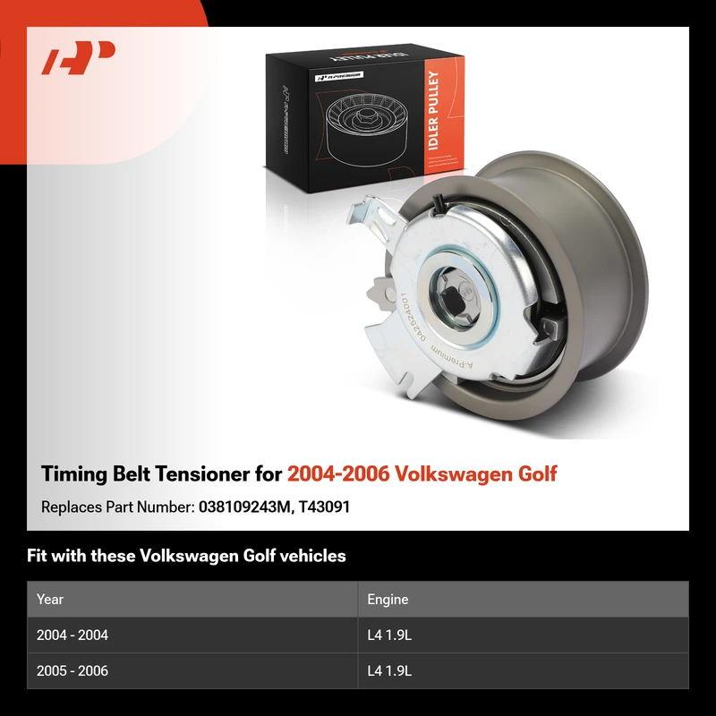 Timing Belt Tensioner for 2004-2006 Volkswagen Golf