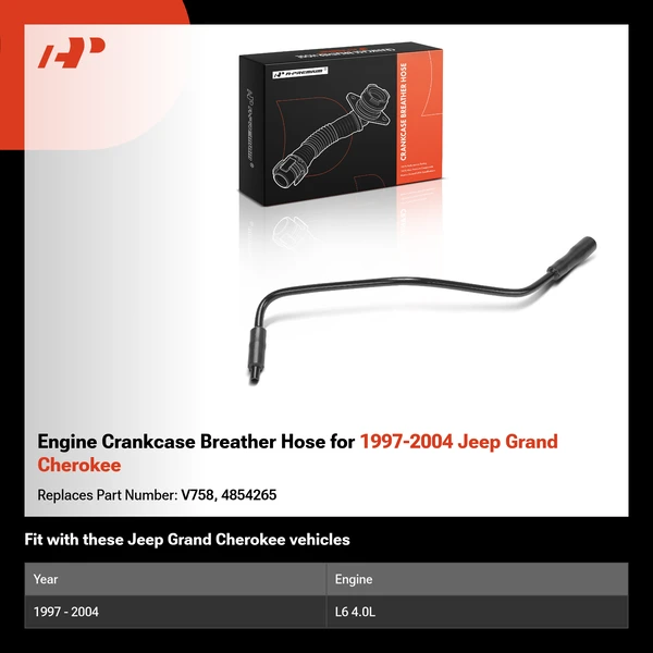 Engine Crankcase Breather Hose for 1997-2004 Jeep Grand Cherokee