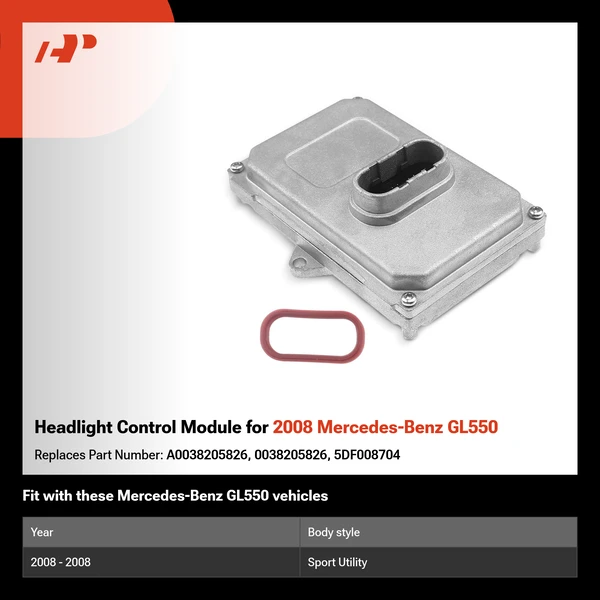 Headlight Control Module for 2008 Mercedes-Benz GL550