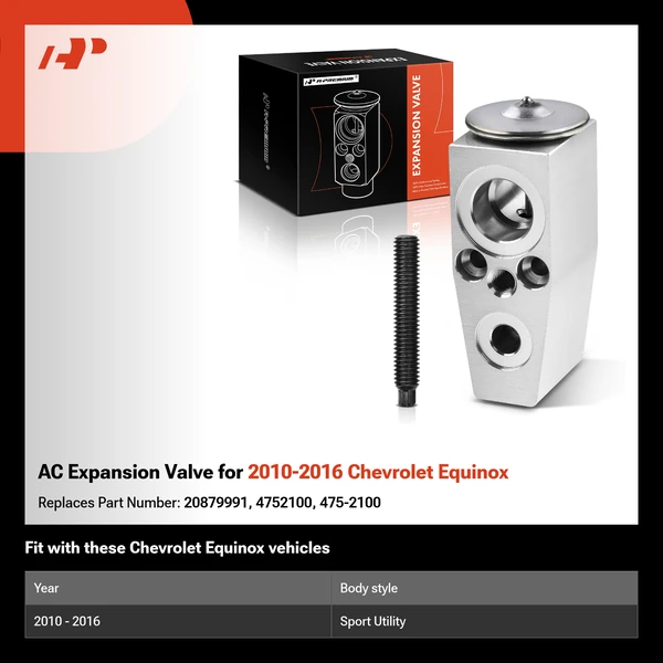 AC Expansion Valve for 2010-2016 Chevrolet Equinox