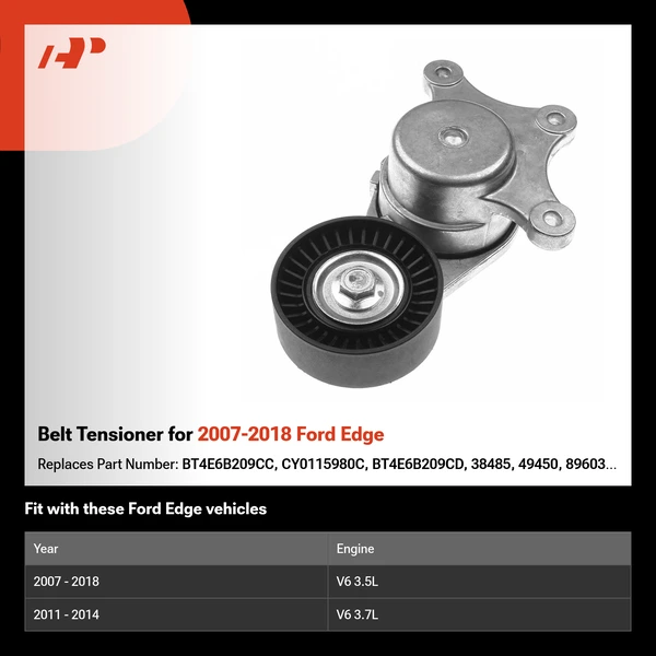 Belt Tensioner for 2007-2018 Ford Edge