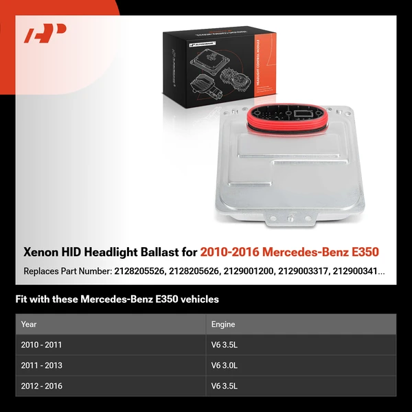 Xenon HID Headlight Ballast for 2010-2016 Mercedes-Benz E350