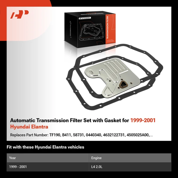 Automatic Transmission Filter Set with Gasket for 1999-2001 Hyundai Elantra