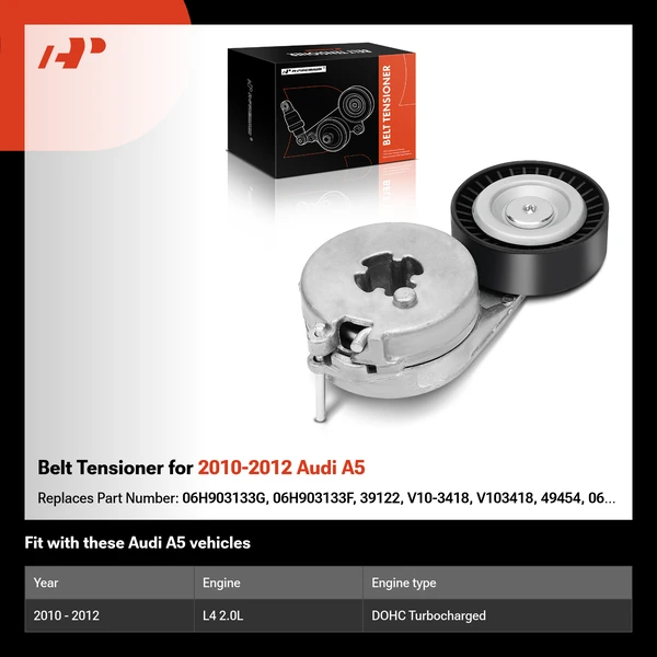 Belt Tensioner for 2010-2012 Audi A5