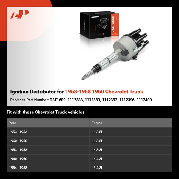 Ignition Distributor for 1953-1958 1960 Chevrolet Truck