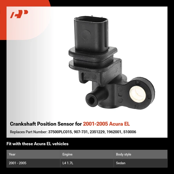 Crankshaft Position Sensor for 2001-2005 Acura EL