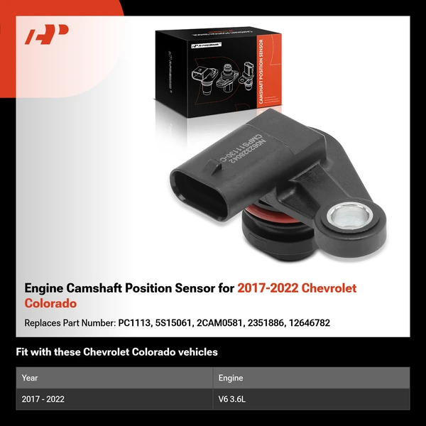Engine Camshaft Position Sensor for 2017-2022 Chevrolet Colorado