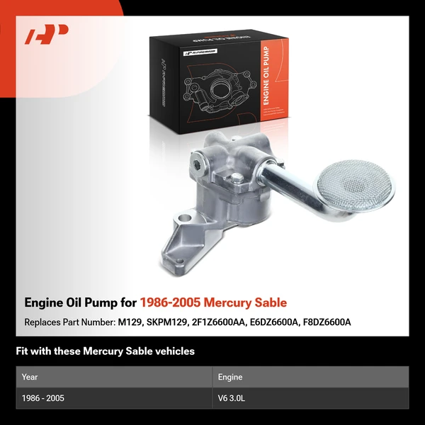 Engine Oil Pump for 1986-2005 Mercury Sable