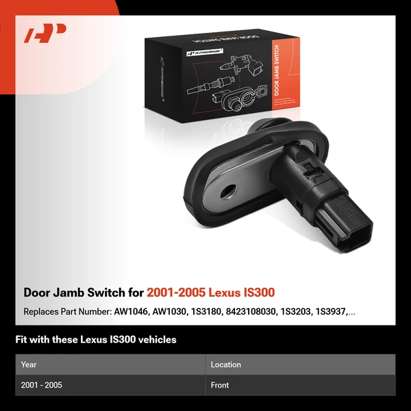 Door Jamb Switch for 2001-2005 Lexus IS300