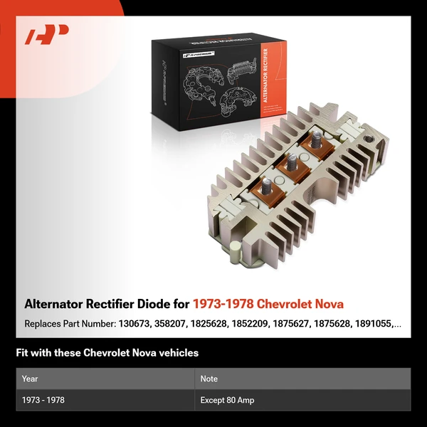 Alternator Rectifier Diode for 1973-1978 Chevrolet Nova